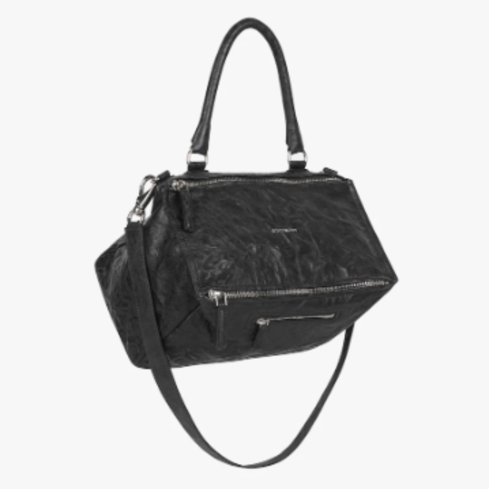 ***SOLD*** GIVENCHY Medium Pandora Bag in Black Aged Leather Like-new w Dust Bag - Picture 6 of 9